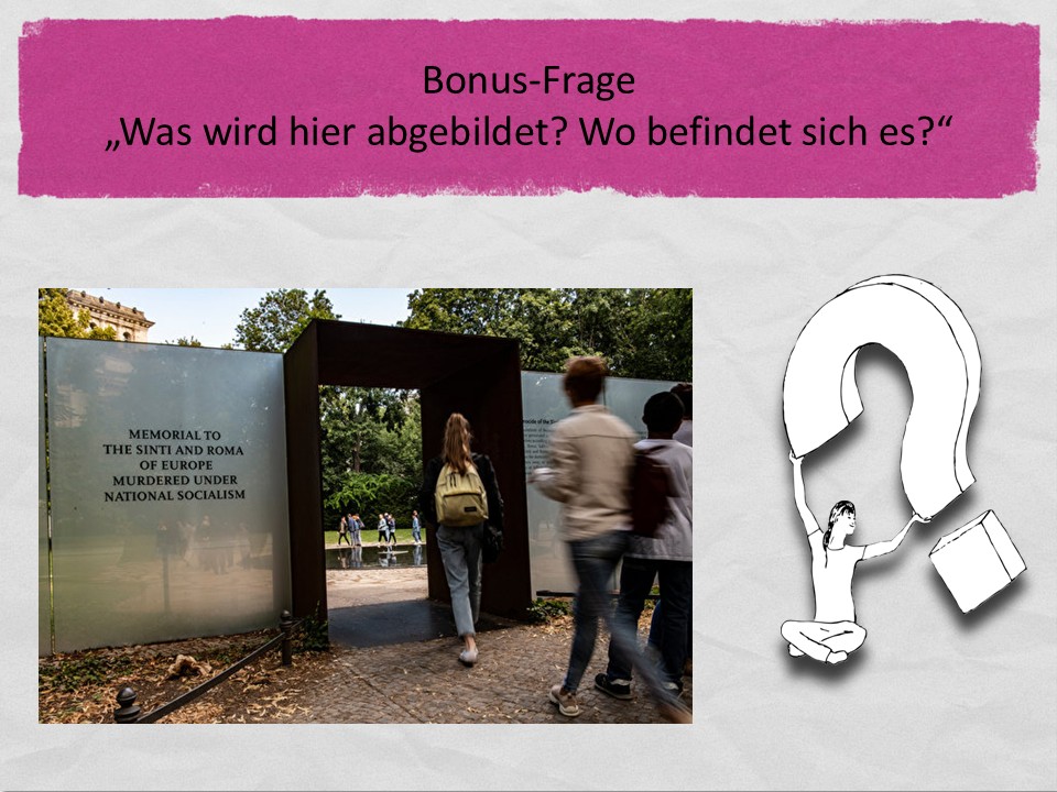 Bonus-Frage „Was wird hier abgebildet? Wo befindet sich es?“